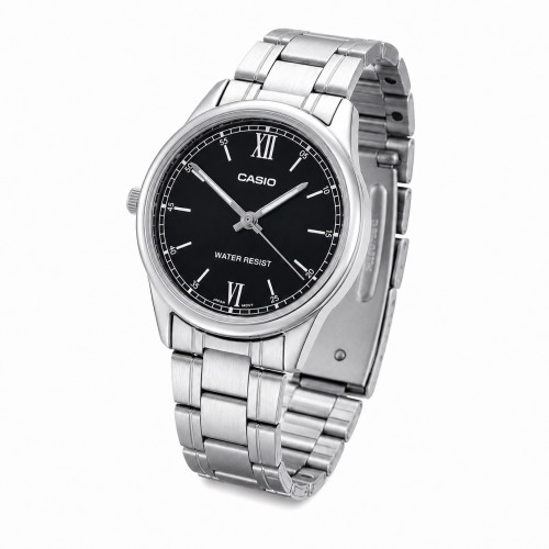 Жіночий годинник Casio LTP-V005D-1B2 кварцовий з металевим браслетом 3 ATM
