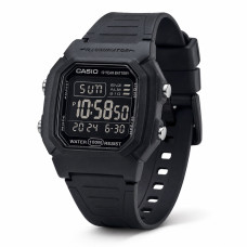 Чоловічий годинник Casio W-800H-1B електронний водонепроникний чорний