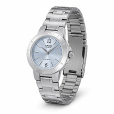 Жіночий годинник Casio LTP-1177A-2A кварцовий зі синім циферблатом