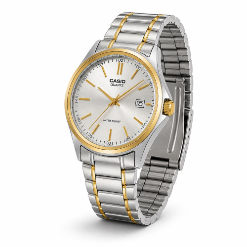 Чоловічий годинник Casio MTP-1183G-7A кварцовий з металевим браслетом