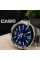 Чоловічий кварцовий годинник Casio MTP-VD01D-2B з синім циферблатом 5 ATM