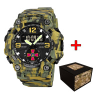 Тактичний чоловічий годинник Awarder 003 ЗСУ Camo Green водонепроникний 5 ATM