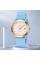 Женские часы Skmei 2319BU Blue с каучуковым корешком и водозащитой 3 ATM