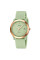 Жіночий годинник Skmei 2319GN Green класичний каучуковий 3 ATM