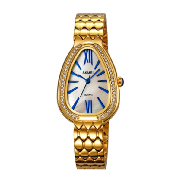 Женские часы Skmei 2331GD Gold классические с металлическим браслетом