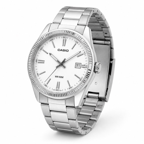 Чоловічий класичний годинник Casio MTP-1302D-7A1VEF з металевим браслетом