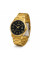 Мужские часы Casio MTP-V002G-1B кварцевые золотистые с черным циферблатом