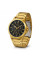 Мужские часы Casio MTP-V300G-1A кварцевые золотистые с черным циферблатом