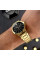 Мужские часы Casio MTP-V300G-1A кварцевые золотистые с черным циферблатом