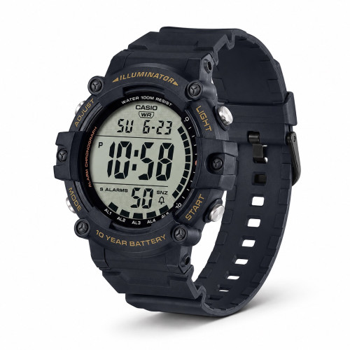 Мужские электронные часы Casio AE-1500WHX-1A с водозащитой 10 ATM