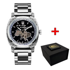 Мужские механические часы Awarder 021 Де бы не был Silver Steel