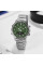 Мужские часы Casio AMW-880D-3A стальные с зеленым циферблатом