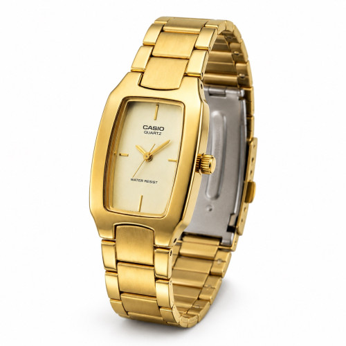 Женские часы Casio LTP-1165N-9C золотистые кварцевые