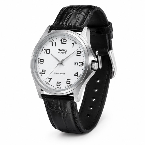 Чоловічий годинник Casio MTP-1183E-7B шкіряний ремінець