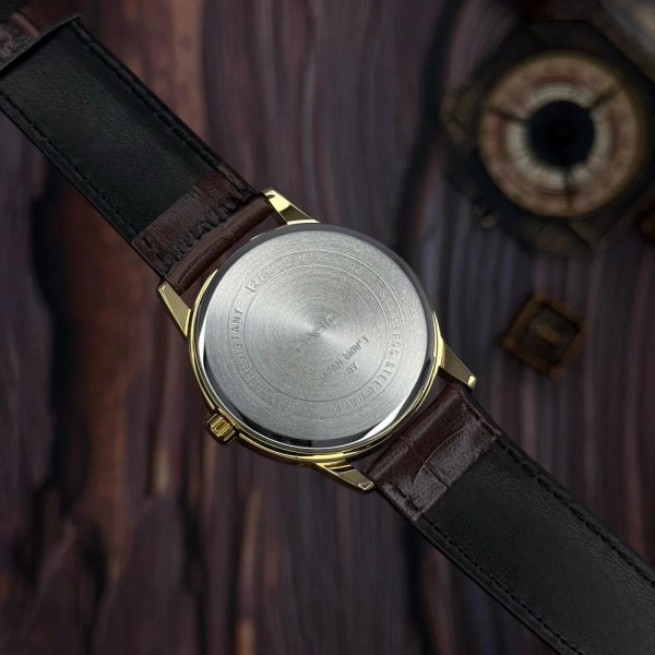 Чоловічий годинник Casio MTP-V002GL-1B зі шкіряним ремінцем