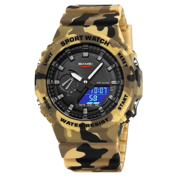 Тактичний чоловічий годинник Skmei 2351CMDT Desert Camouflage