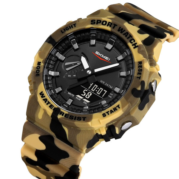 Тактичний чоловічий годинник Skmei 2351CMDT Desert Camouflage