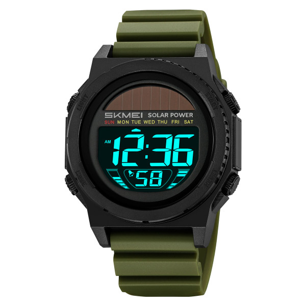 Мужские тактические часы Skmei 2358AG Army Green 5 ATM