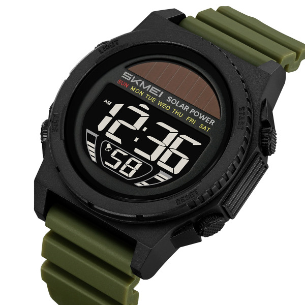 Мужские тактические часы Skmei 2358AG Army Green 5 ATM