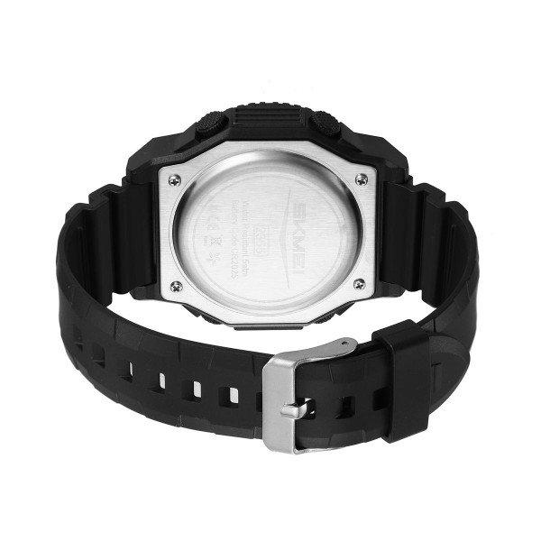 Спортивний чоловічий годинник Skmei 2355BKOG Black-Orange з водозахистом 5 ATM