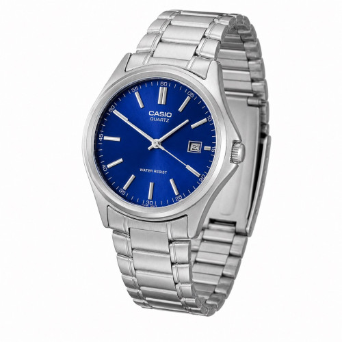 Чоловічий годинник Casio MTP-1183A-2A кварцовий синій циферблат