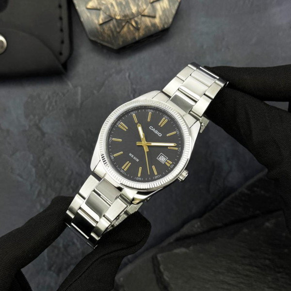 Чоловічий годинник Casio MTP-1302D-1A2 кварцовий водозахист 5 ATM