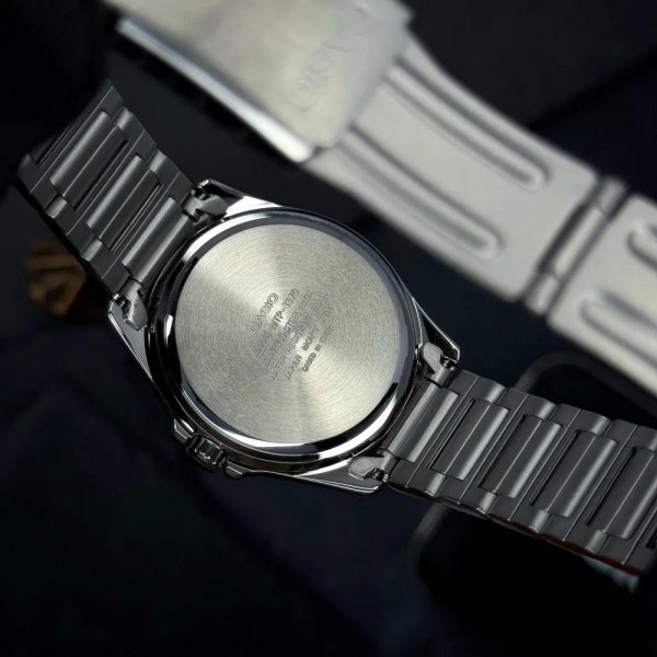 Мужские часы Casio MTP-1370D-1A2 со стальным браслетом 5 ATM