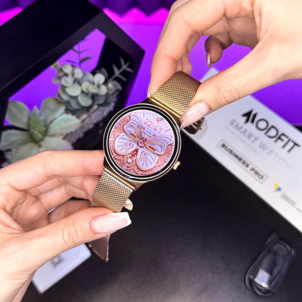 Розумний годинник Modfit Business Pro Gold Mesh