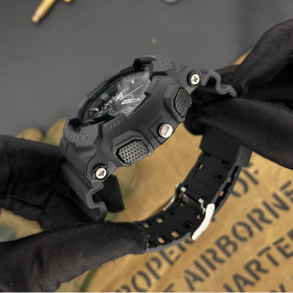 Тактичний чоловічий годинник Awarder 005 Black 5 ATM з підсвічуванням