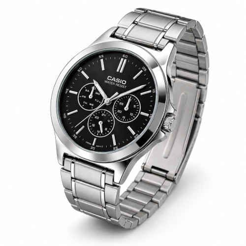 Мужские часы Casio MTP-V300D-1A с металлическим браслетом