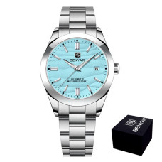 Мужские механические часы Benyar BY-5208 Blue с автоподзаводом и 5 ATM