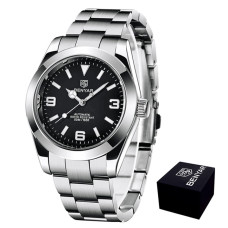 Мужские механические часы Benyar BY-5177 Black с автоподзаводом