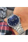 Чоловічий годинник Casio MTP-V002D-2B3 на металевому браслеті з синім циферблатом
