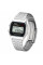 Чоловічий годинник Casio A159W-N1 електронний зі сріблястим браслетом