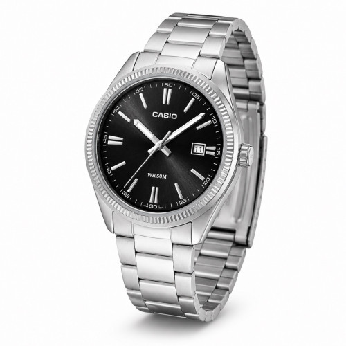 Мужские часы Casio MTP-1302D-1A1 кварцевые с водозащитой 5 ATM