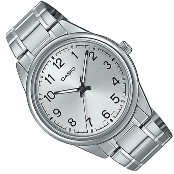 Мужские часы Casio MTP-V005D-7B4 кварцевые металлические серебристые