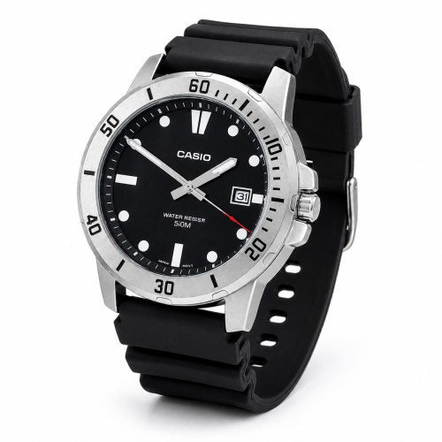 Мужские часы Casio MTP-VD01-1E кварцевые с водозащитой 5 ATM
