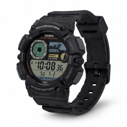 Чоловічий годинник Casio WS-1500H-1A водонепроникний 10 ATM спортивний