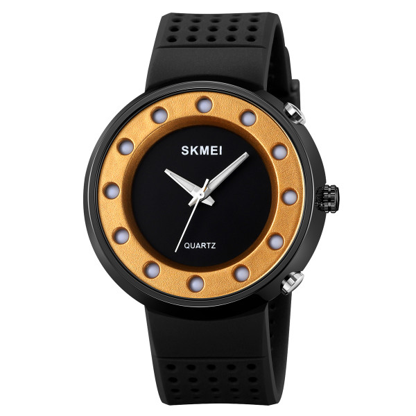 Мужские часы Skmei 2132GD Gold черные с золотом