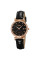 Женские часы Skmei 2169RGBK Rose Gold-Black классические кожаный ремешок