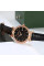 Женские часы Skmei 2169RGBK Rose Gold-Black классические кожаный ремешок