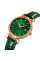 Жіночий годинник Skmei 2169RGGN Rose Gold-Green кварцовий шкіряний ремінець