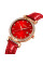 Жіночий годинник Skmei 2169RGRD Rose Gold-Red шкіряний ремінець