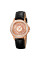 Женские часы Skmei 2172RGBK Rose Gold-Black классические кожаные