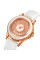 Женские классические часы Skmei 2172RGWT Rose Gold-White с кожаным корешком