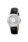 Жіночий годинник Skmei 2172SIBK Silver-Black класичний зі шкіряним ремінцем