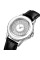 Жіночий годинник Skmei 2172SIBK Silver-Black класичний зі шкіряним ремінцем