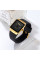 Женские часы Skmei 2173GDBK Gold-Black прямоугольные кварцевые 3 ATM