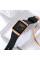 Женские часы Skmei 2173RGBK Rose Gold-Black кварцевые водозащищенные 3 ATM