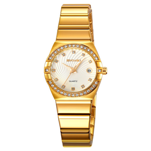Жіночий годинник Skmei 2342GD Gold кварцовий золотистий
